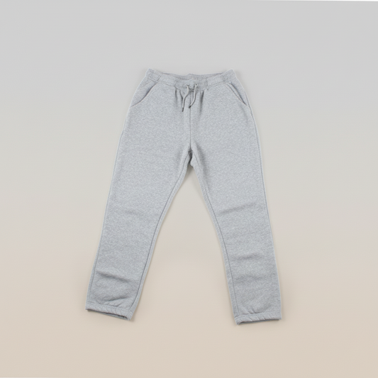 Pantalon survêtement homme, jogger baggy coton gris