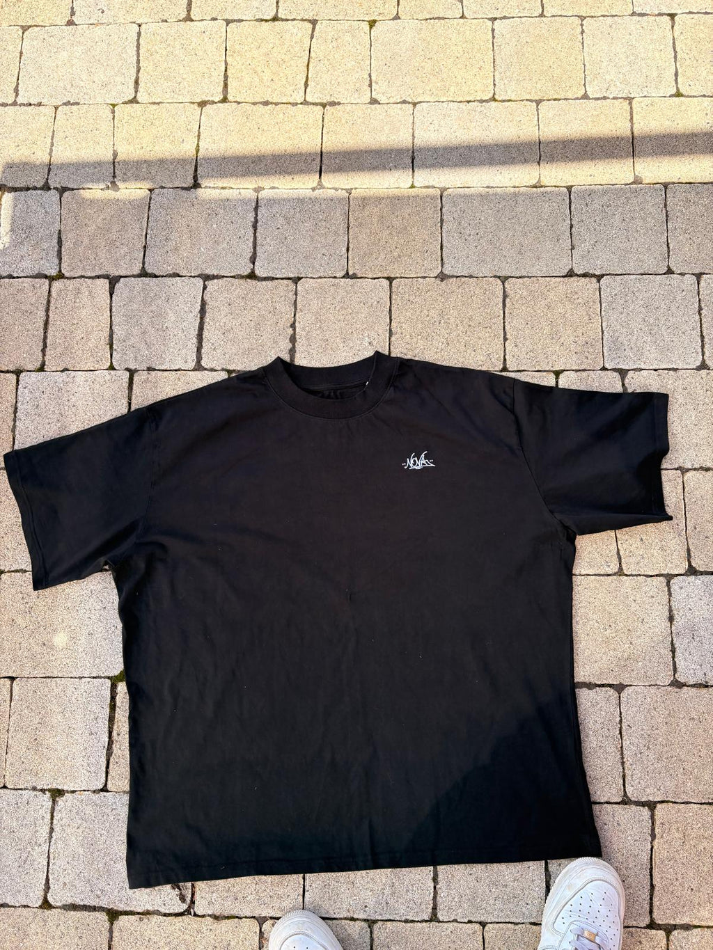 Unisex-Stehkragen-T-Shirt aus Bio-Baumwolle