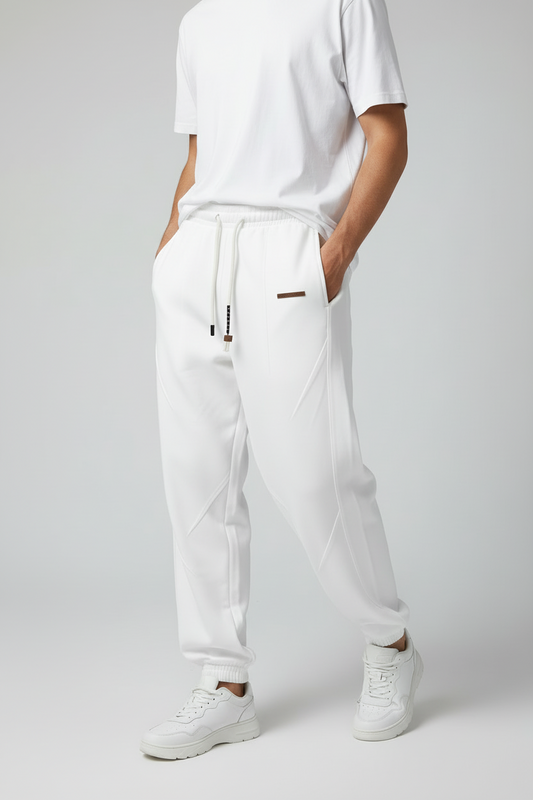 Jogging blanc homme